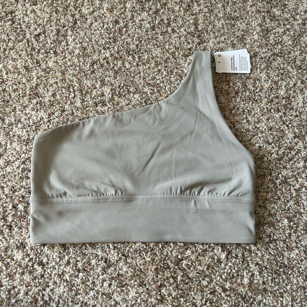 NWT Lululemon Align Asymmetrical Bra *Light Support, A/B Cup Riverstone Sz 10